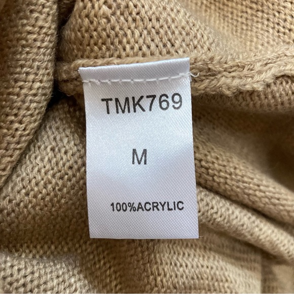 THML Fall Poncho Cowl Neck Sweater M - Picture 8 of 9